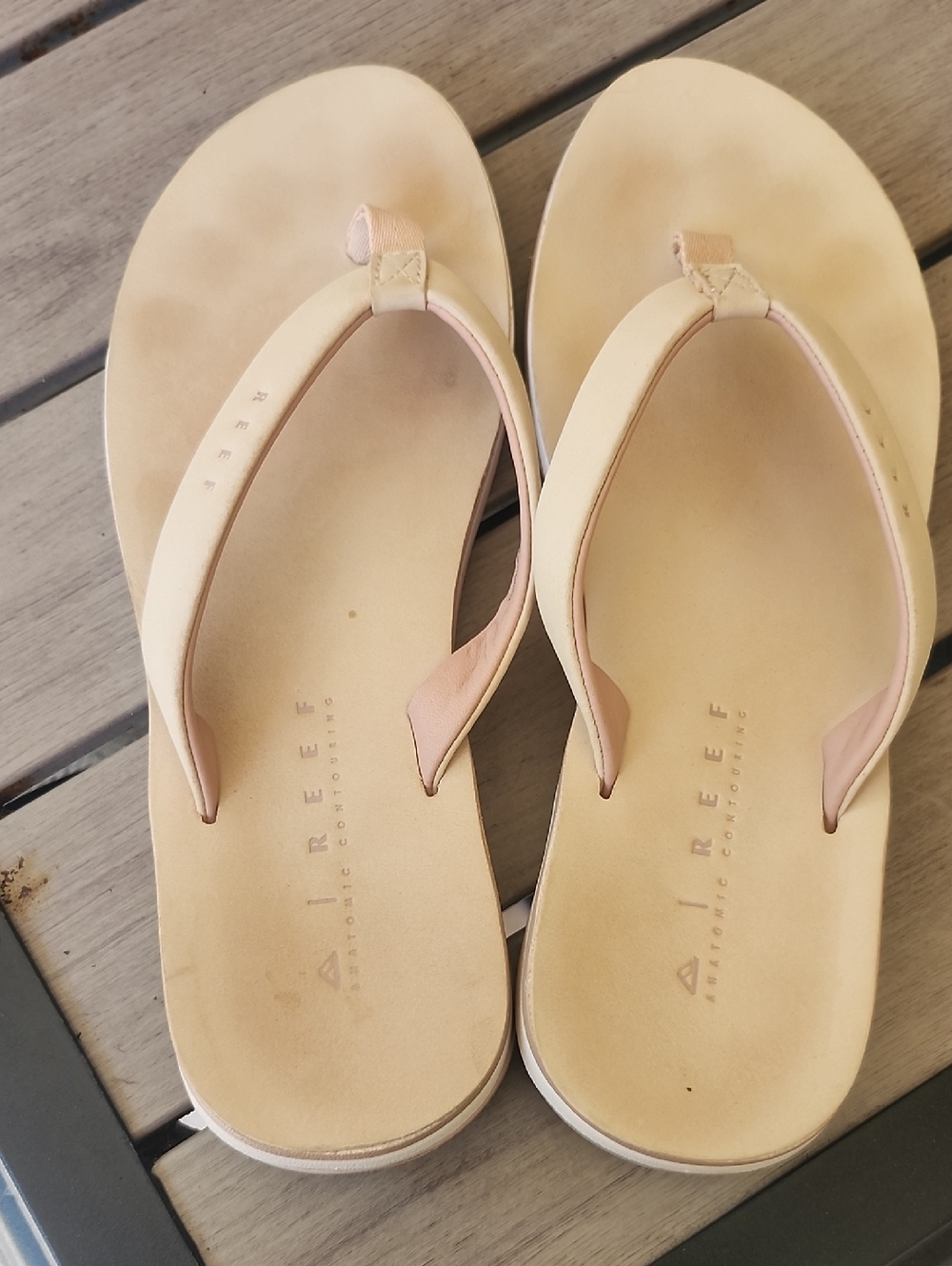 Reef Beige and Light Pink Women's Comfort Sandals